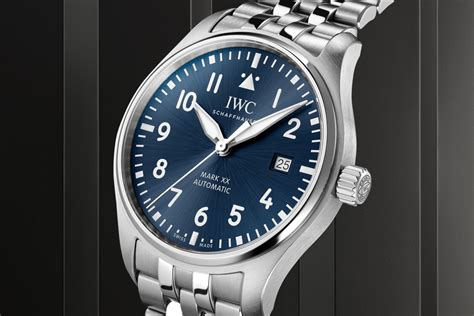 iwc pilot mark xviii blue|iwc pilot's watch mark xviii.